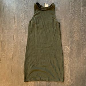 Olive green dress